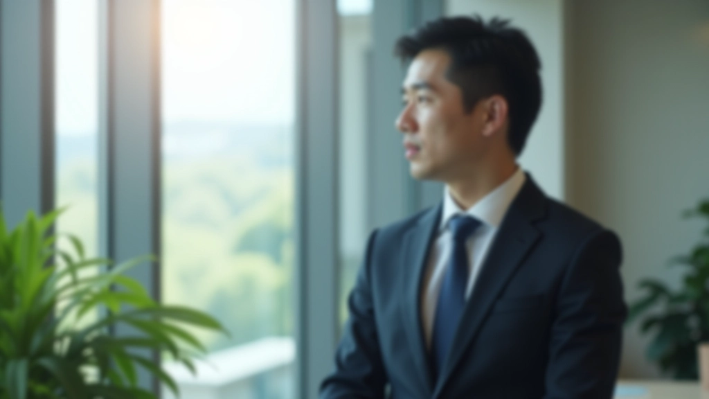 Person taking a short break by the window, looking outside, standing stretch
